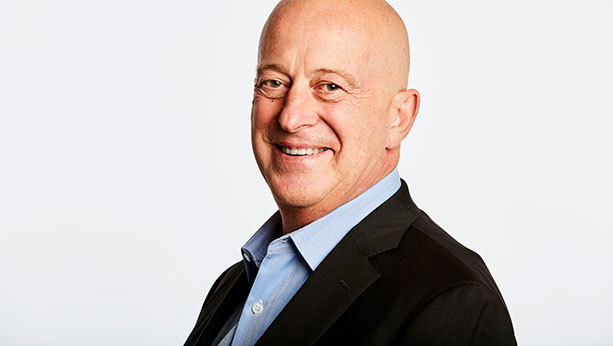 Headshot of Mondelez CEO - Dirk Van de Put